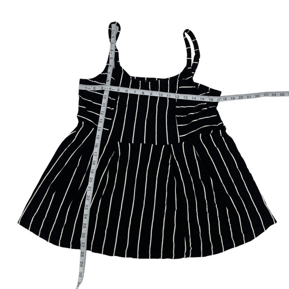 Torrid Black White Striped Super Soft Spaghetti Strap Tank Top Size 2X Women’s - Picture 4 of 4